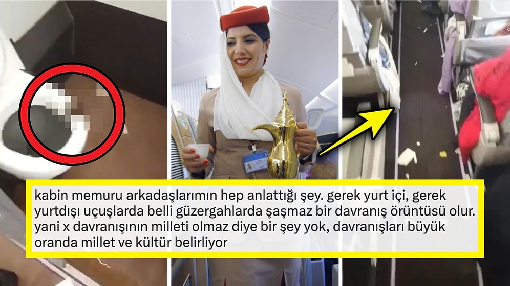 Suudi Arabistan'a Ait Bir Uçağın Pislik İçindeki Korkunç Görüntüsü Sosyal Medyada Tartışma Yarattı