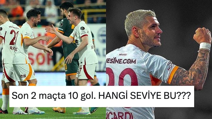 Galatasaray'ın Şampiyon Gibi Oynadığı ve Alanyaspor'u Dört Golle Yendiği Maça Gelen Tepkiler