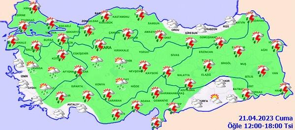 Ankara Hava Durumu 21 Nisan