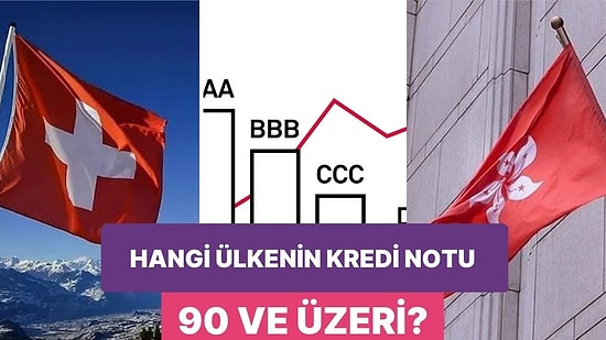 Kredi Derecelendirme Kuruluşlarına Göre Kredi Notu 90 ve Üzerinde Olan 16 Ülke