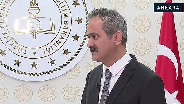 Milli Eğitim Bakanı Mahmut Özer, Kahramanmaraş merkezli 6 Şubat'ta meydana gelen depremlerden etkilenen 10 ildeki öğrencilere yönelik telafi programı uygulanacağını bildirdi.