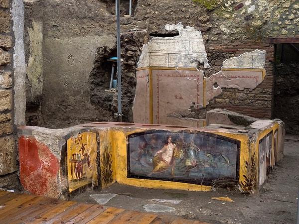 5. Pompeii Antik Kenti'nde yer alan 2000 yıllık 'fast food' dükkanı!