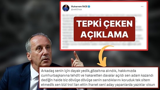 Muharrem İnce'den Millet İttifakı'na 'Son Çağrı': "İşi Gücü Bırakır Maskelerinizi Tek Tek Düşürürüm"