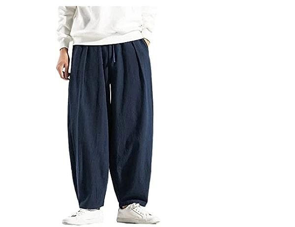 5. Jogger pantolon sevmeyen erkekler için rahat kesim bir pantolon seçeneği daha.