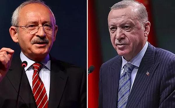 “Yüzde 10’a yakın kararsızlar dağıtılınca Erdoğan ve Kılıçdaroğlu 45-45 dengesine oturuyor. Dediğim gibi Tayyip Bey küçücük farkla önde ilk turda.”