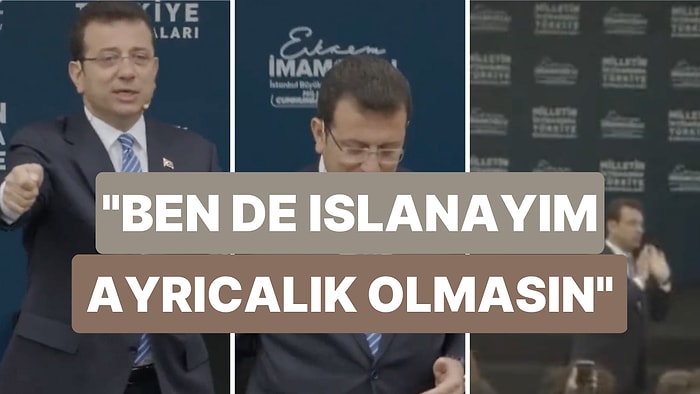 Konuşması Sırasında Yağmur Yağınca Dinleyenlerin Arasına Geçti: "Ben de Islanayım, Ayrıcalık Olmasın"