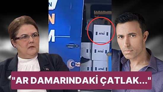 AK Partili Derya Yanık'ın Seçim Otobüsündeki AFAD Kolilerine Mustafa Sandal'dan Çok Sert Tepki Geldi