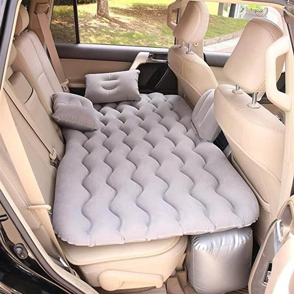 Heavy Duty car Travel Air Inflatable Mattress sleeping Bed SUV back Seat mat