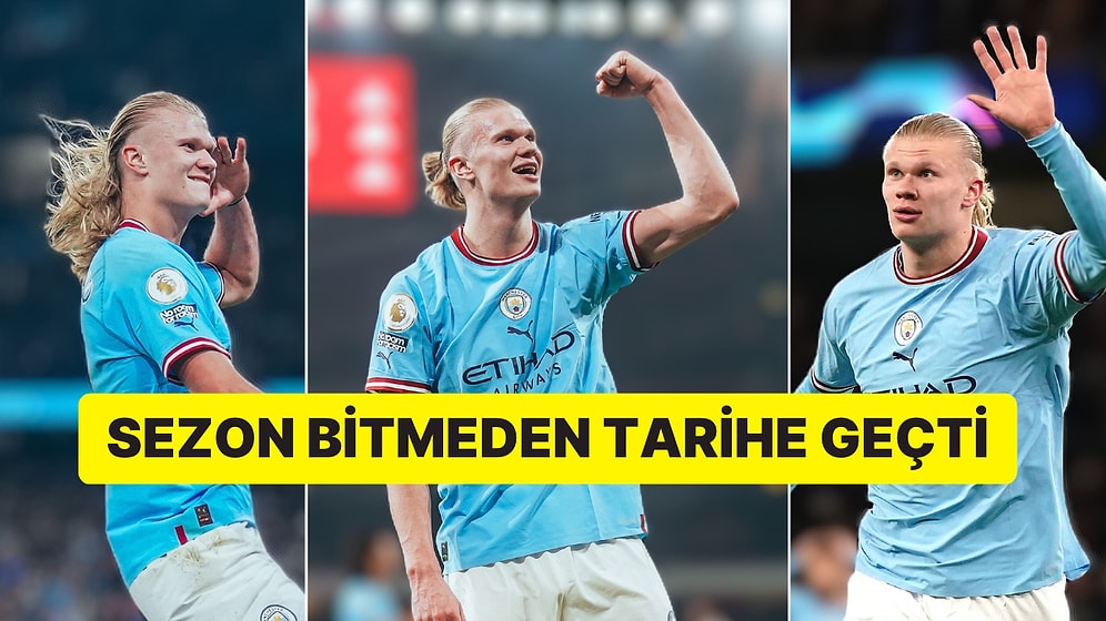 Premier Lig'in Zirvesinde Artık O Var! Erling Haaland, Arsenal'e Attığı Golle Mohamed Salah'ı Geride Bıraktı