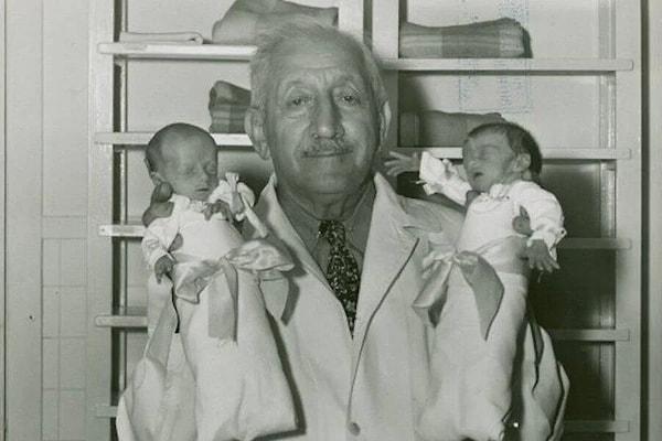 Dr. Couney bebek sergileri yapan çok ünlü bir doktordu.