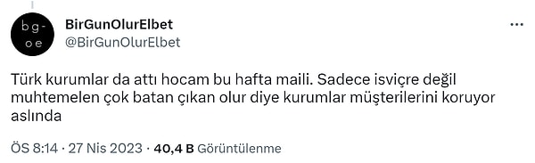 Bu uyarının sadece yabancı kurumlara has olmadığını da öğrenmek bir düşündürmedi değil.