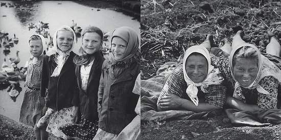 Деревенская жизнь в Союзе на черно-белых снимках: Смотрим и ностальгируем