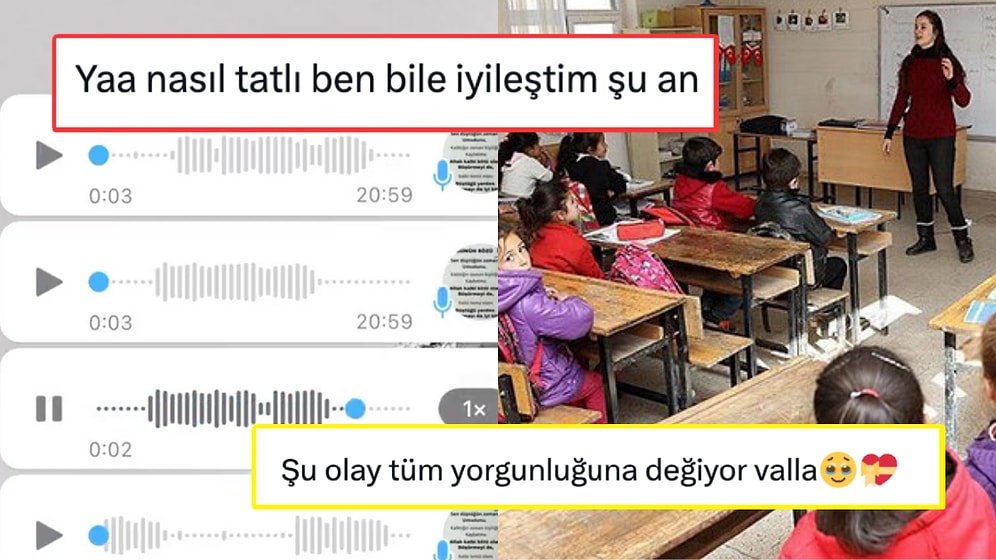 Hasta Olan Öğretmenine Mesaj Atan Minik Öğrencinin Ses Kaydı İçinizi Isıtacak!