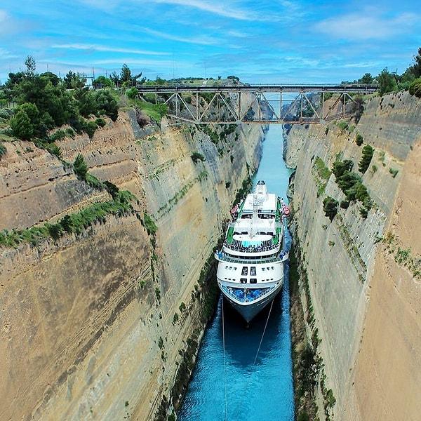 Yunanistan'daki Corinth Kanalı