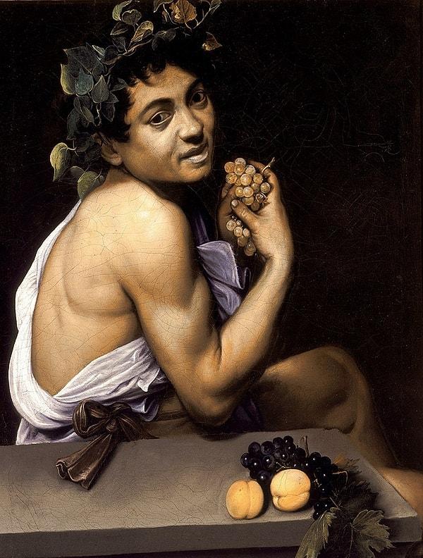 6. Caravaggio- Hasta Bacchus(1593)