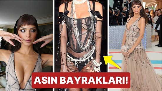 Emrata'nın MET Gala'da Adeta Kasıp Kavurduğu Kıyafetin Ünlü Türk Tasarımcıya Ait Olduğu Ortaya Çıktı