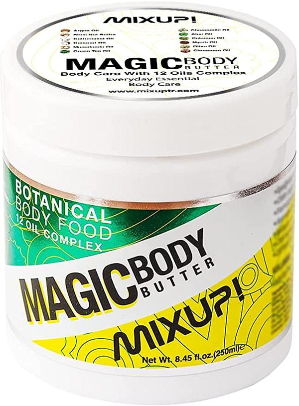 13. Vücudunuzun bakımı için 12 yağ içeren Mixup! Magic Body Butter!