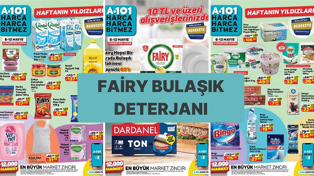 6 - 12 Mayıs 2023 A101 Haftanın Yıldızları Kataloğu