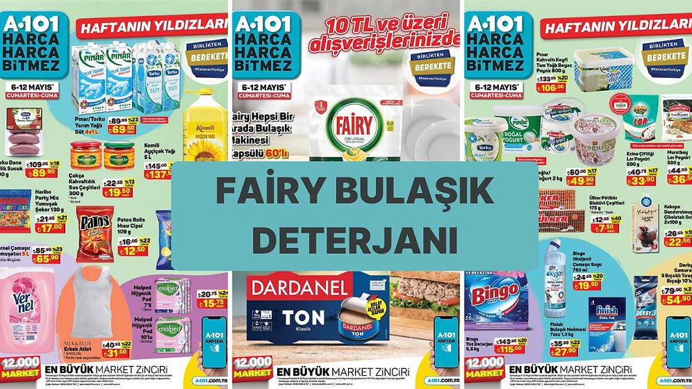 6 - 12 Mayıs 2023 A101 Haftanın Yıldızları Kataloğu