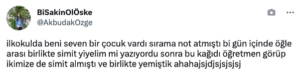 Kalpleri ısıtan bu paylaşıma öğrenciler sırayla anılarını anlatmaya başladı.