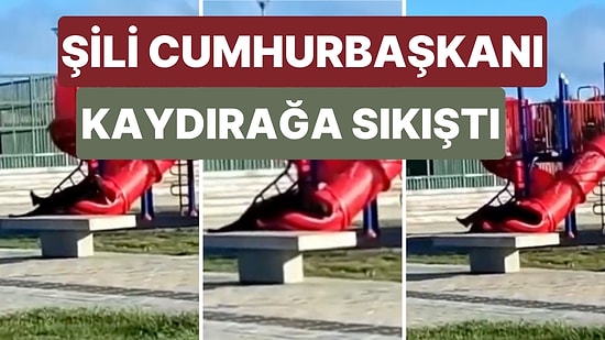 Şili Cumhurbaşkanı Gabriel Boric Oy Kullandıktan Sonra Gittiği Pakta Kaydırağa Sıkıştı