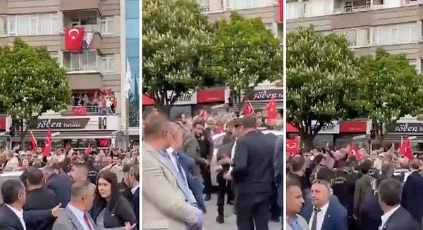 Ekrem İmamoğlu’nun Konya'da gerçekleşen mitingi, AKP gençlik kolları yöneticisi tarafından provoke edilmeye çalışıldı.