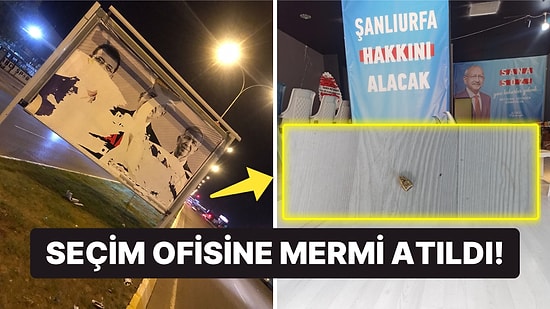 Provakasyonlar Bitmiyor: CHP'nin Şanlıurfa Ofisine Mermili Saldırı!