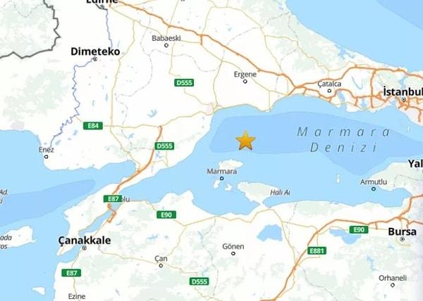 Uzmanların yakın zamanda büyük bir deprem beklediği Marmara Denizi’nde bu sabah saatlerinde 3.8 büyüklüğünde deprem meydana geldi.