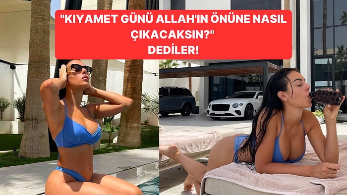 Ronaldo'nun Sevgilisi Georgina Rodriguez Paylaştığı Bikinili Fotoğrafla Suudi Arabistan Yasalarını Çiğnedi!