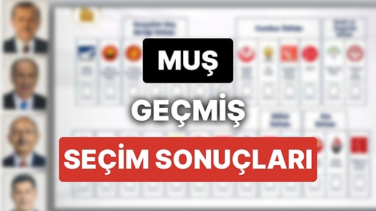 2018 Muş Genel Seçim Sonuçları: Muş Geçmiş Dönem Genel ve Yerel Seçim Sonuçları