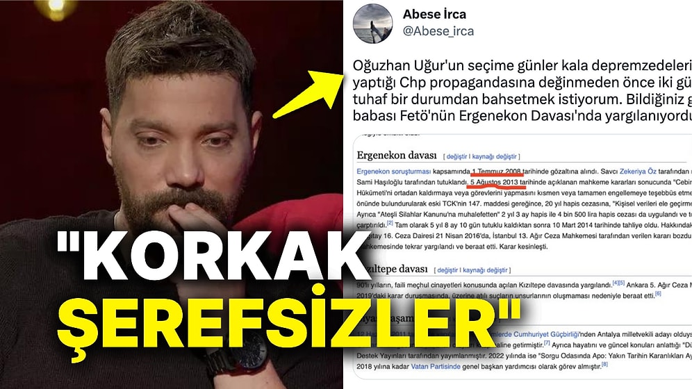 Oğuzhan Uğur, Kendisiyle ilgili Ortaya Atılan FETÖ İddiaları Karşısında Küplere Bindi