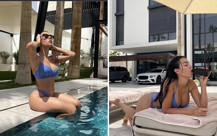 Возлюбленная Роналду, опубликовала снимки в бикини, тем самым нарушив законы Саудовской Аравии