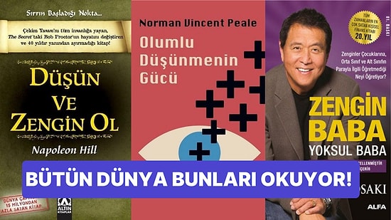 Dünyada En Popüler Olan Kişisel Gelişim, Liderlik, Zenginlik, Mutluluk ve Motivasyon Kitapları