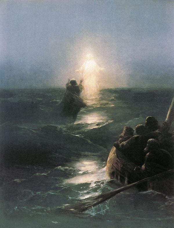 5. Walking on Water, Ivan Ayvazovsky (1864)