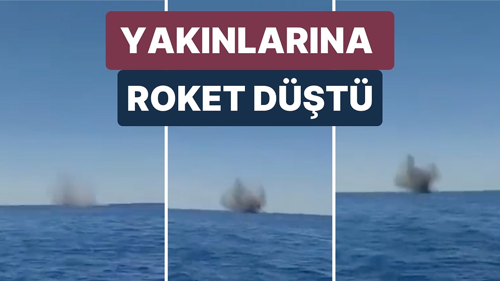 İsrailli Bir Grubun Tekne Gezisi Sırasında Yakınlarına Roket Düştü