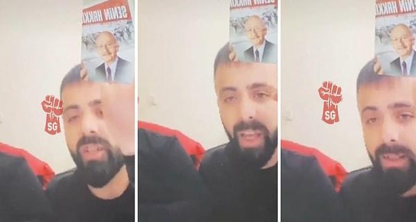 AKP'li bir genç, bir canlı yayında açık açık Kemal Kılıçdaroğlu destekçilerini tehdit etti.
