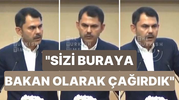 Murat Kurum, İTO Meclisi'nde Yaptığı Konuşmada Millet İttifakı'nı Hedef Alınca Tepki Gördü: "Siyaset Yapmayın"