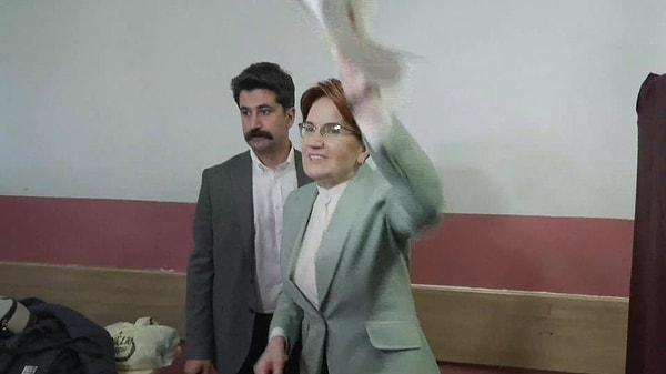 10.34 | İYİ Parti Genel Başkanı Meral Akşener, Üsküdar'da oyunu kullandı.