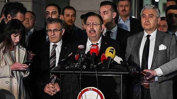 YSK Başkanı Ahmet Yener saat 09:45'te "Açılma oranı ise yüzde 84.06'dır. 9.45 itibariyle Sayın Erdoğan 49,4 oy oranına sahiptir. Sayın Kılıçdaroğlu 44,9 oy oranına sahiptir." açıklamasında bulundu.