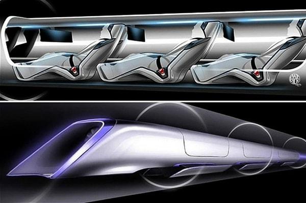 6. Hızlı tren (Hyperloop).