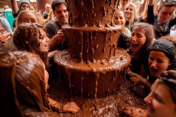 Как будто вселенная Вилли Вонки стала реальностью...👇