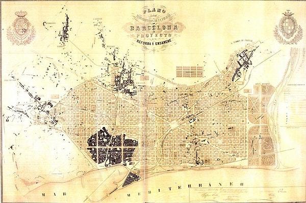 19. yüzyılda Barselona, Orta Çağ duvarlarını yıktı ve Eixample olarak bilinen geniş bir inşaat projesi aracılığıyla, çevredeki altı şehre yayıldı ve bağlandı.