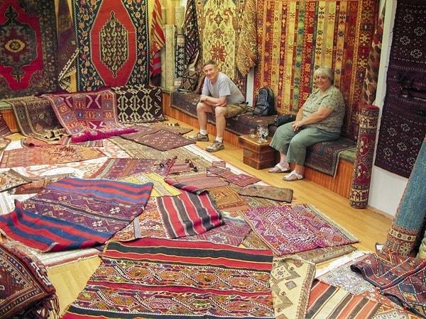Turkish carpet weaving has its roots in nomadic tribes.