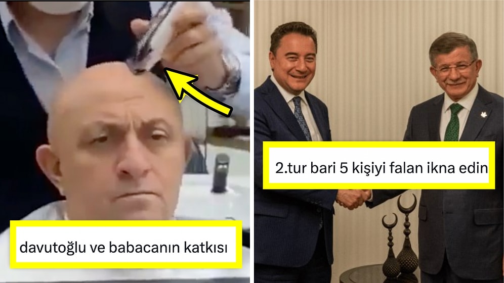 Seçimde Etkili Rol Oynayamayan Ahmet Davutoğlu ve Ali Babacan Seçmen Mizahından Nasibini Aldı