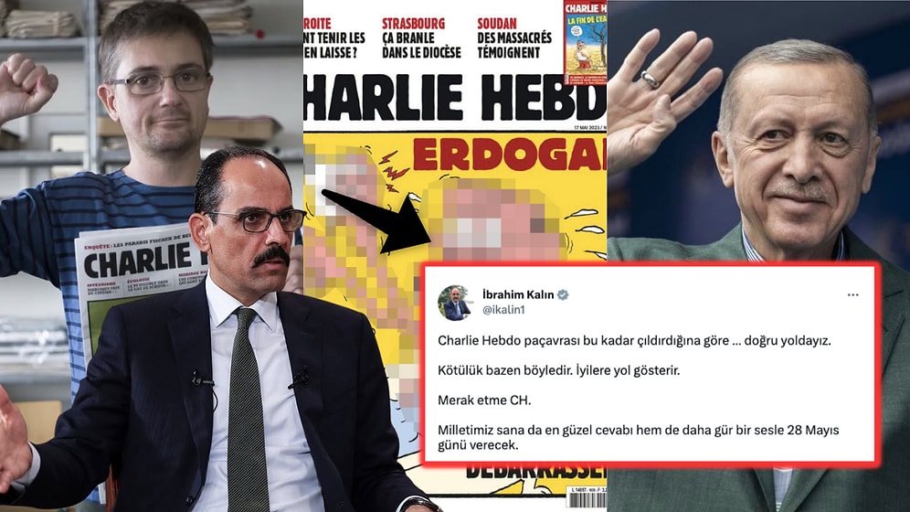 Charlie Hebdo'nun Recep Tayyip Erdoğan Karikatürüne Cumhurbaşkanlığı'ndan Sert Tepki