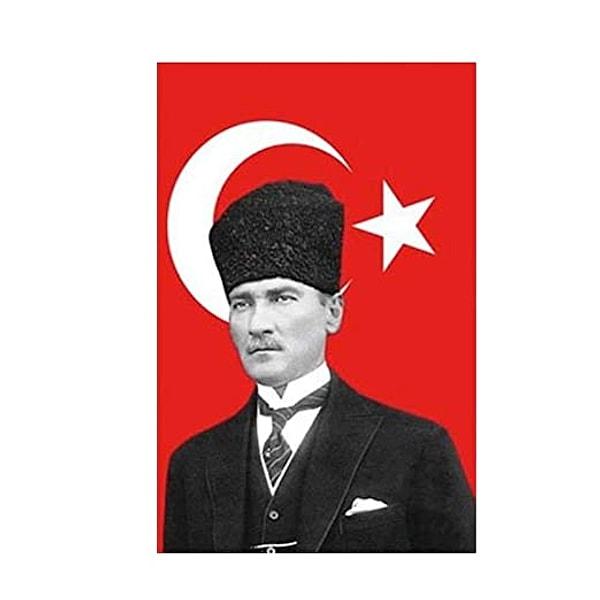 5. Atatürk Baskılı Türk Bayrağı