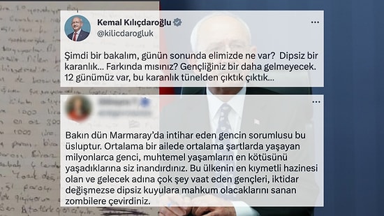 Seçim Sonuçları Nedeniyle Umutsuzluğa Düşen Gençlerden Kılıçdaroğlu'nu Sorumlu Tutan Kişi Tartışma Yarattı