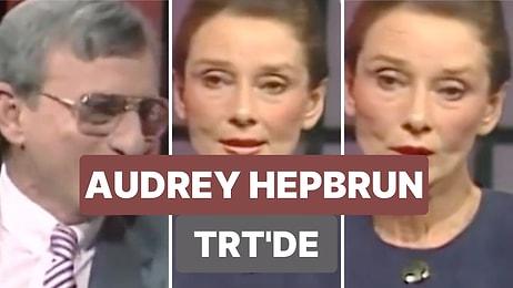 Tiyatromuzun Efsane İsmi Haldun Dormen'in TRT'de Sunduğu Bir Programa Audrey Hepburn Konuk Olmuş