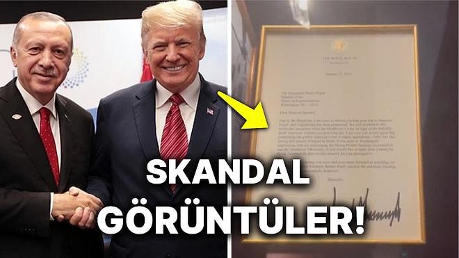 Trump'ın Yaşanan Krizin Ardından Cumhurbaşkanı Erdoğan'a Gönderdiği Mektubu Sergilediği İddiası Gündemde!