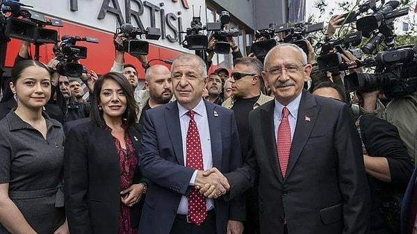 İkinci tur pazarlığı için Millet İttifakı cumhurbaşkanı adayı Kemal Kılıçdaroğlu ve ATA İttifakı'nın üyesi ve Zafer Partisi Genel Başkanı Ümit Özdağ bir araya geldi. Yaklaşık bir buçuk saat süren görüşme sonrası sonrası iki lider önemli açıklamalarda bulundu.